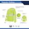 Ge Hi-Vis Long Sleeve T-Shirt, Polyester Knit Birdseye, Mesh, Green, L GS114GL - alternate 3